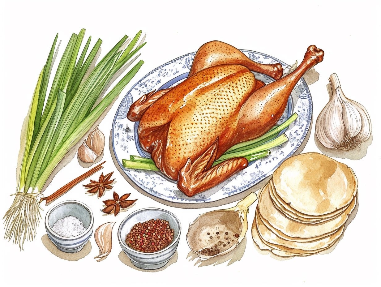 Aromatic Crispy Duck Pancakes